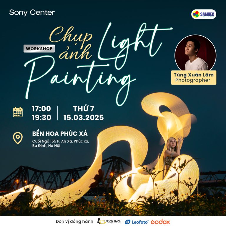 Workshop chụp ảnh LIGHT PAINTING cùng NAG Tùng Xuân Lâm