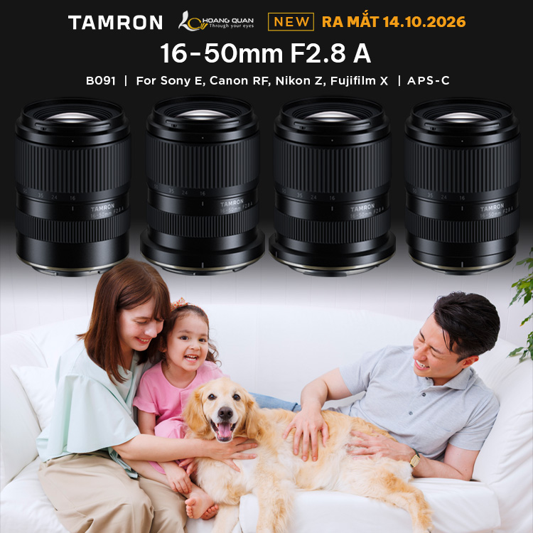 Tamron chính thức công bố ống kính 16-50mm F2.8 A (Model B091)